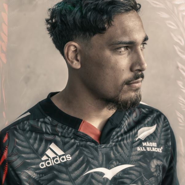 Adidas Maori All Blacks Maillot De Rugby Réplique Domicile Noir