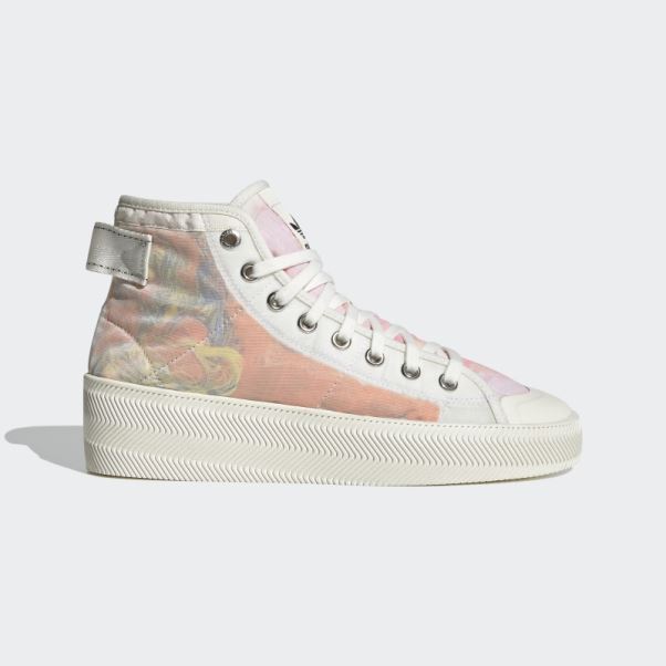 Nizza Parley Hi Chaussures Blanc Adidas