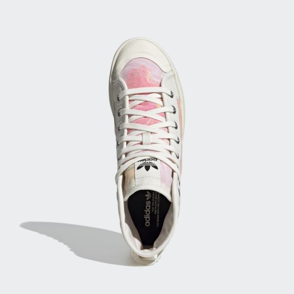 Nizza Parley Hi Chaussures Blanc Adidas