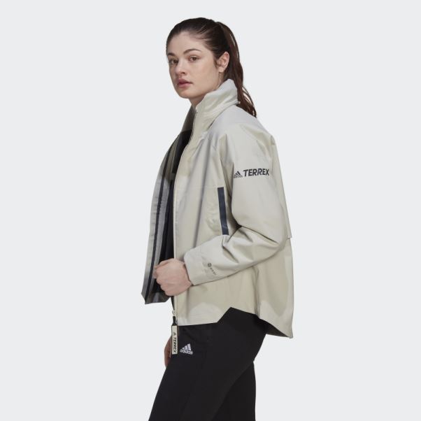 Adidas Veste En Aluminium Terrex Ct Myshelter Rain.rdy