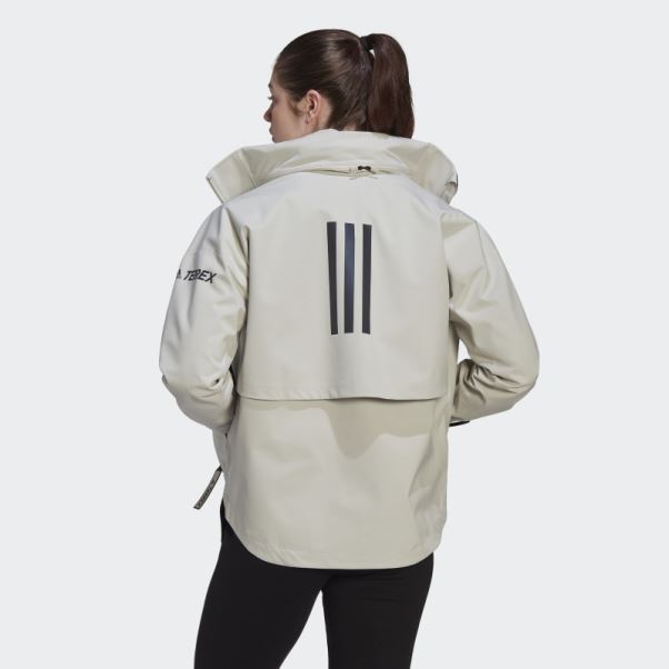 Adidas Veste En Aluminium Terrex Ct Myshelter Rain.rdy