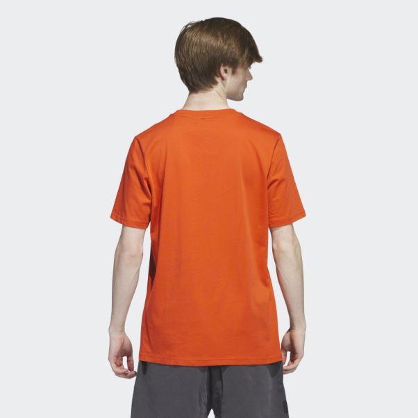 Tee Shirt Shmoofoil Graphique Rouge Adidas