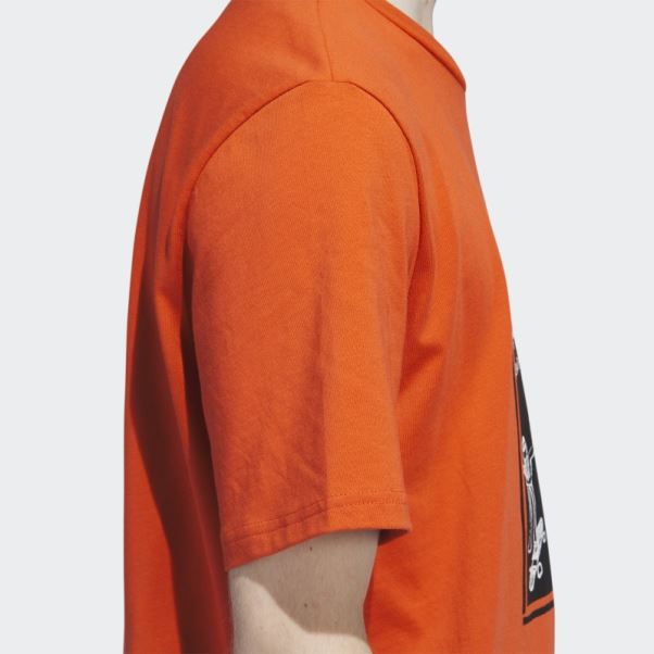 Tee Shirt Shmoofoil Graphique Rouge Adidas