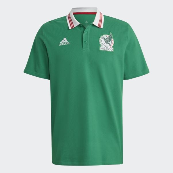 Polo Adn Mexique Vert Adidas