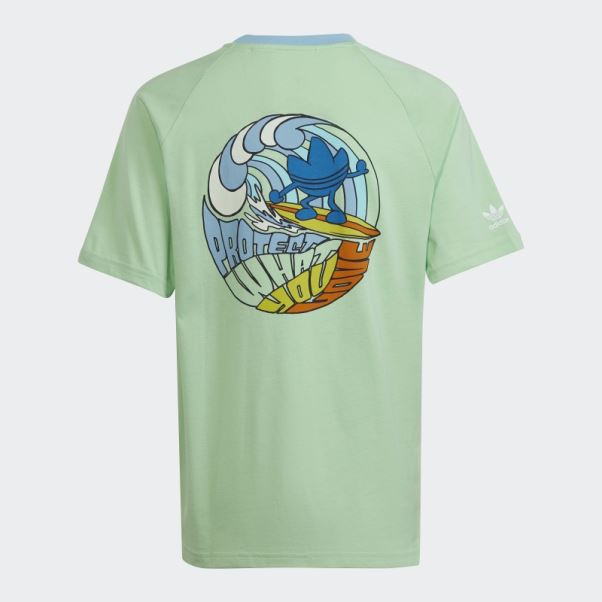 T-shirt Imprimé Graphique Menthe Glory Adidas