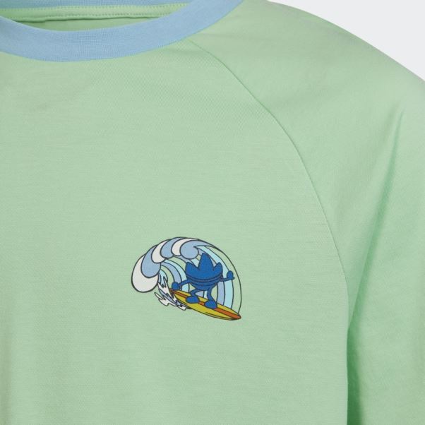 T-shirt Imprimé Graphique Menthe Glory Adidas