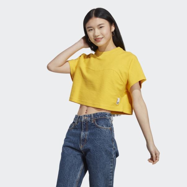 Crop Top Lounge Terry Loop Adidas Or