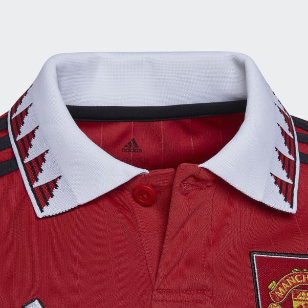 Maillot Domicile Adidas Manchester United 22/23 Rouge Real