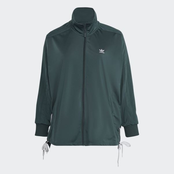 Adidas Veste De Survêtement à Lacets Always Original (grande Taille) Vert Minéral