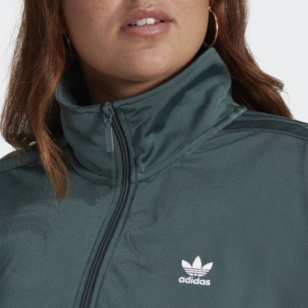 Adidas Veste De Survêtement à Lacets Always Original (grande Taille) Vert Minéral