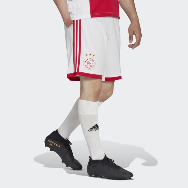 Short Domicile Ajax Amsterdam 22/23 Adidas Blanc