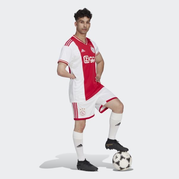 Short Domicile Ajax Amsterdam 22/23 Adidas Blanc