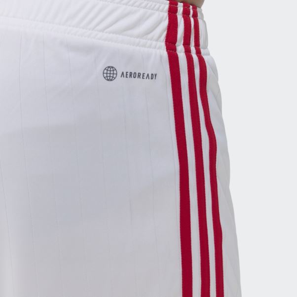 Short Domicile Ajax Amsterdam 22/23 Adidas Blanc