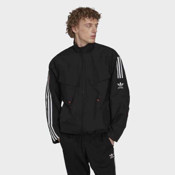 Veste De Survêtement Adicolor Parley Noir Adidas