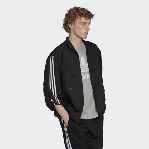 Veste De Survêtement Adicolor Parley Noir Adidas