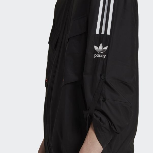 Veste De Survêtement Adicolor Parley Noir Adidas