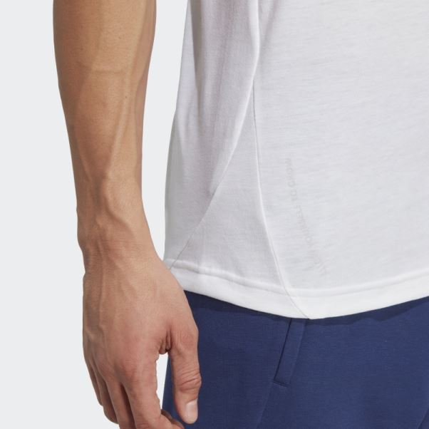 Débardeur Adidas Yoga Base Training Blanc