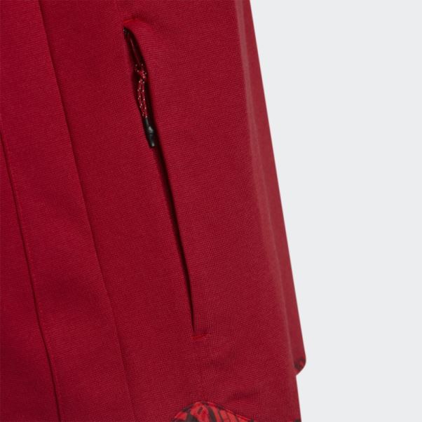 Victoire Rouge Donovan Mitchell D.o.n. Numéro 4 Sweat à Capuche Adidas
