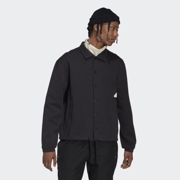 Veste D'entraîneur Noir Adidas
