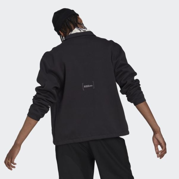 Veste D'entraîneur Noir Adidas