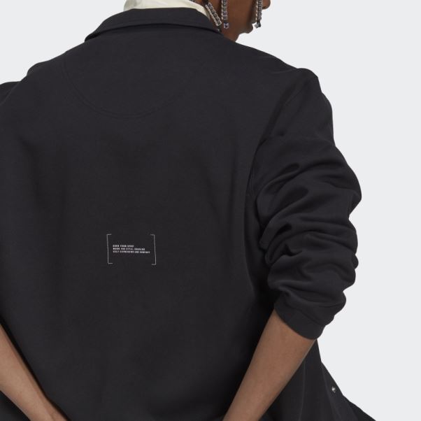 Veste D'entraîneur Noir Adidas
