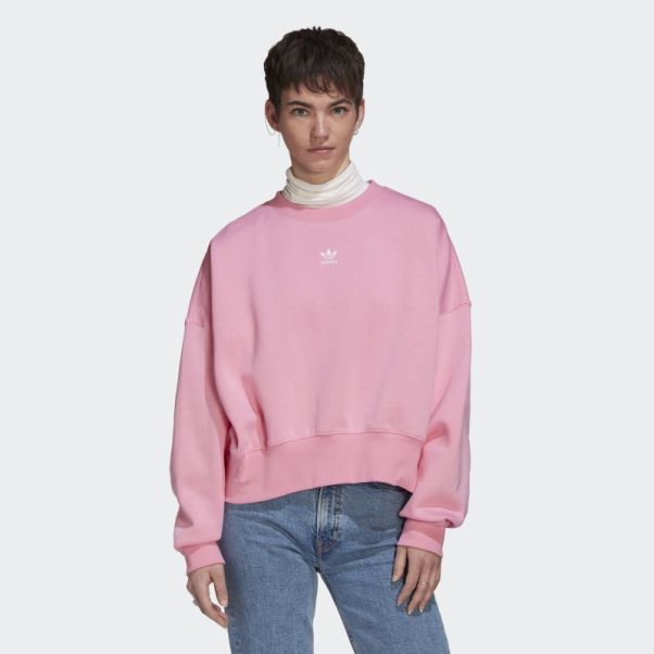 Sweat Polaire Adidas Adicolor Essentials Rose