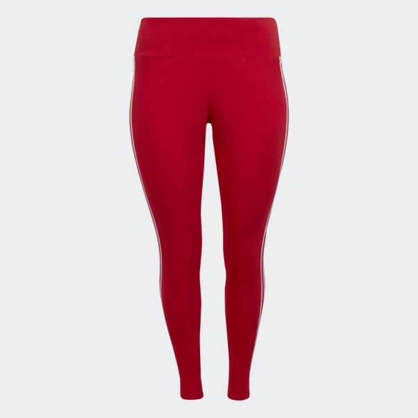 Legging Adicolor Classics 3 Bandes (taille Plus) Adidas écarlate