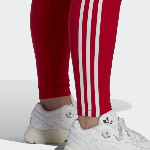 Legging Adicolor Classics 3 Bandes (taille Plus) Adidas écarlate