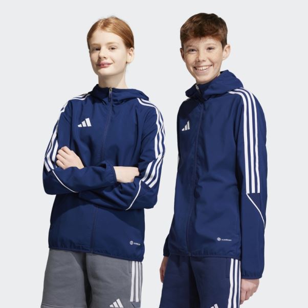 Coupe Vent Tiro 23 League Bleu Marine Adidas