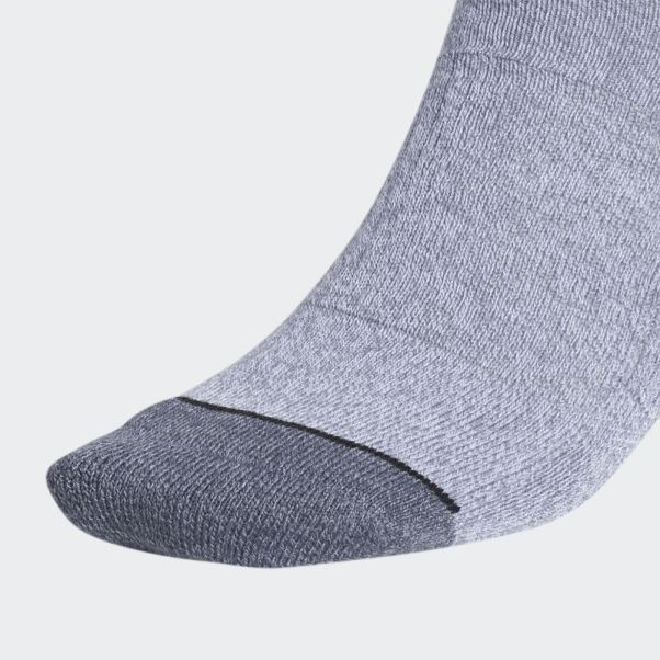 Chaussettes Mi-mollet Adidas 3 Bandes Gris Moyen 3 Paires