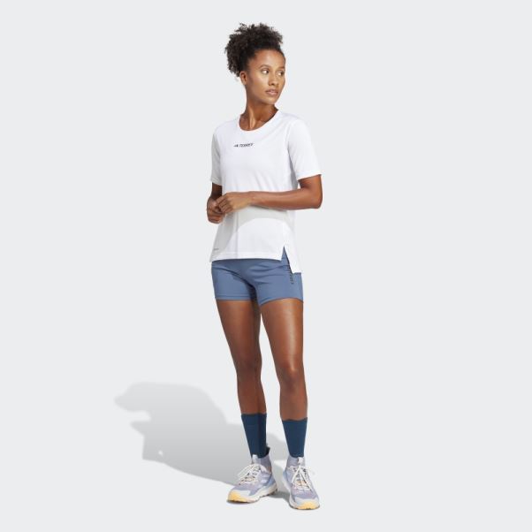 Terrex Multi T-shirt Blanc Adidas Mode