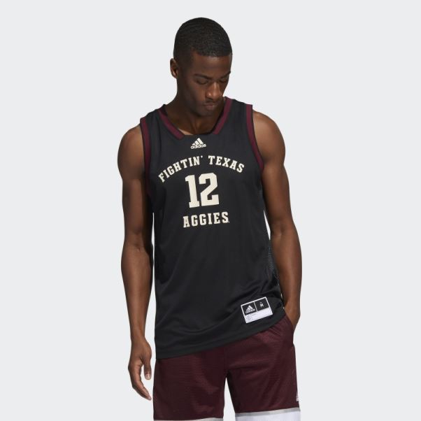 Maillot Aggies Swingman Noir Adidas