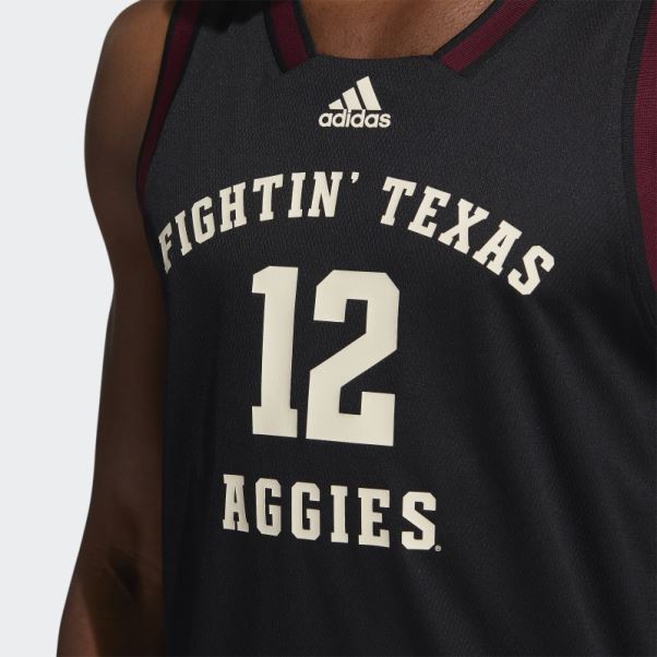Maillot Aggies Swingman Noir Adidas