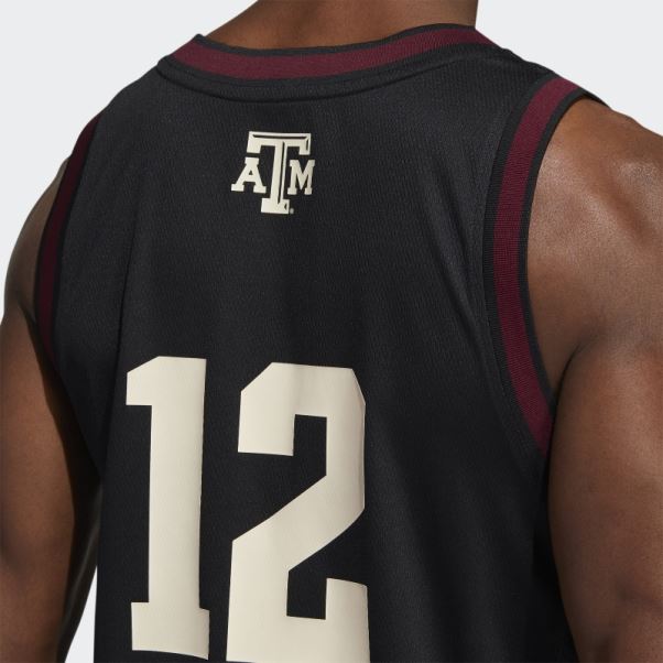 Maillot Aggies Swingman Noir Adidas