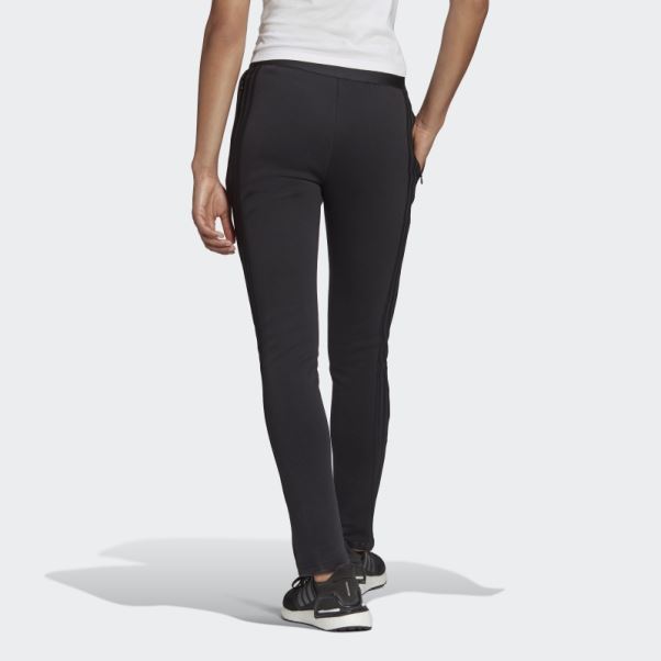 Pantalon Skinny Adidas Sportswear Future Icons à 3 Bandes Noir