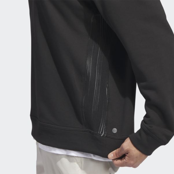 Sweat Adidas Adicross X Burning Cart Layer Crew Golf Noir