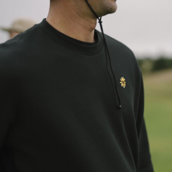 Sweat Adidas Adicross X Burning Cart Layer Crew Golf Noir