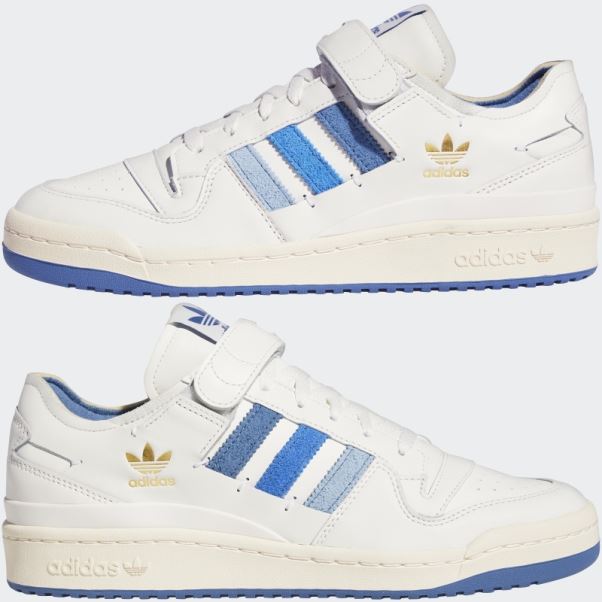 Adidas Forum 84 Low Chaussures Bleu Altéré