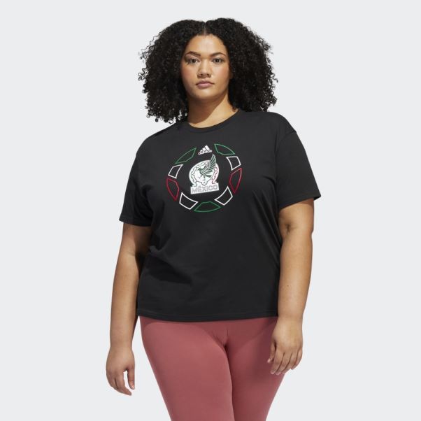 T-shirt Oversize Coupe Du Monde Mexique Noir (taille Plus) Adidas