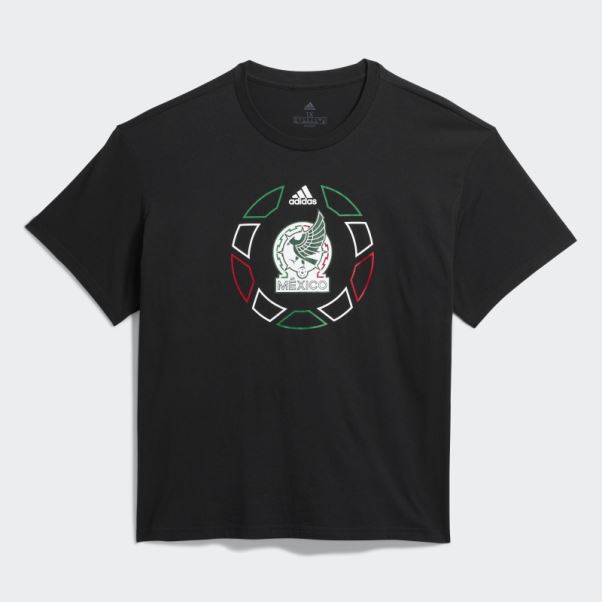 T-shirt Oversize Coupe Du Monde Mexique Noir (taille Plus) Adidas