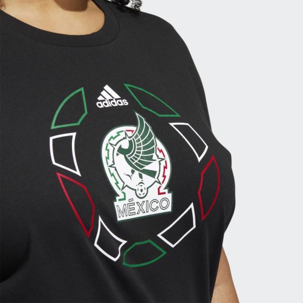 T-shirt Oversize Coupe Du Monde Mexique Noir (taille Plus) Adidas
