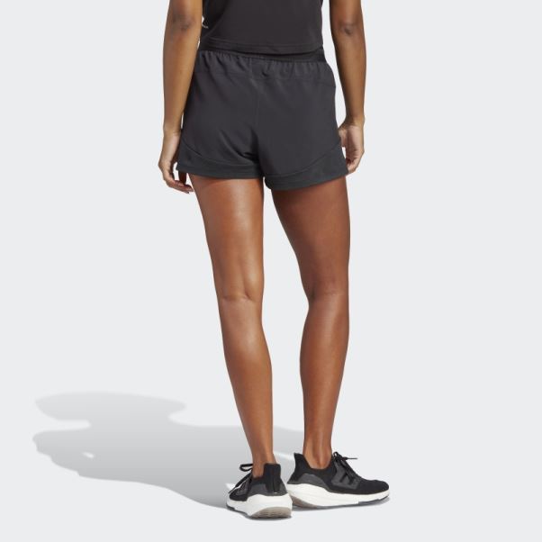 Short D'entraînement Hyperglam Pacer Noir Adidas