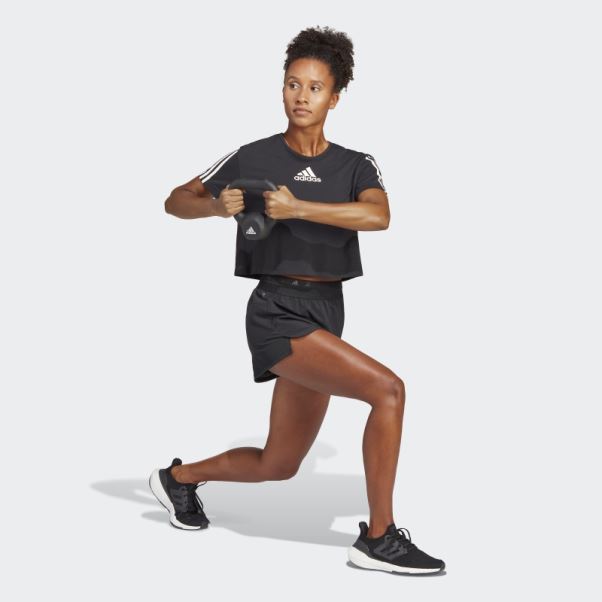 Short D'entraînement Hyperglam Pacer Noir Adidas