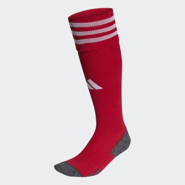 Adi 23 Chaussettes Adidas Rouge