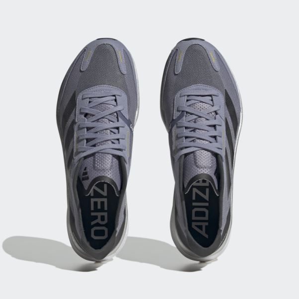 Adidas Adizero Boston 11 Chaussures De Course Argent Violet