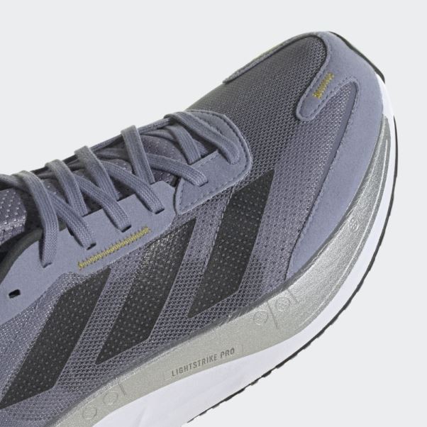 Adidas Adizero Boston 11 Chaussures De Course Argent Violet