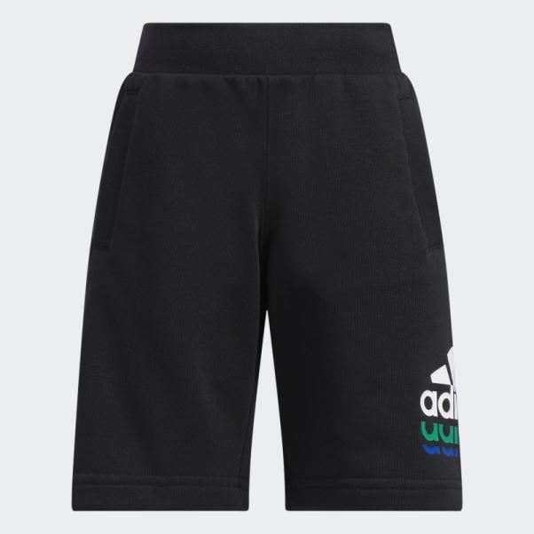 Adidas Badge Of Sport Logo Shorts Noir