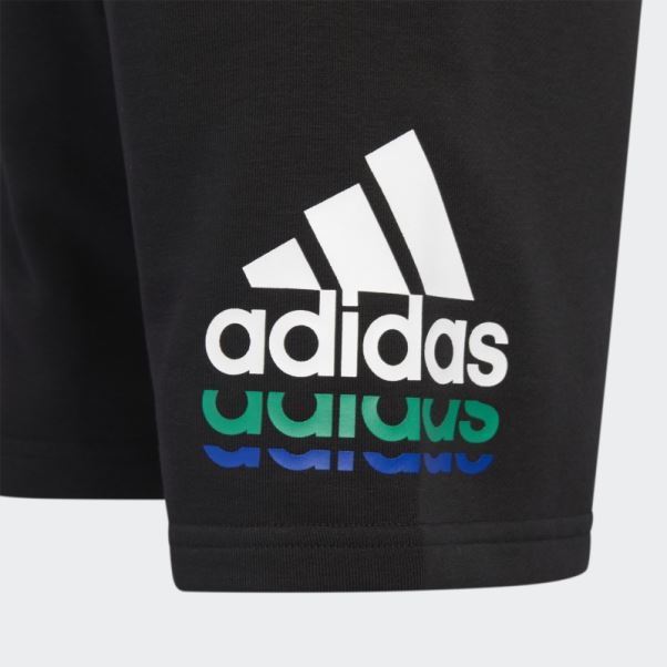 Adidas Badge Of Sport Logo Shorts Noir