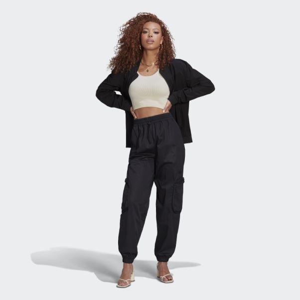 Pantalon Cargo En Sergé Adidas Noir