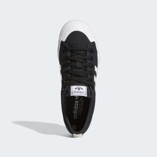 Adidas Nizza Plate-forme Chaussures Blanc